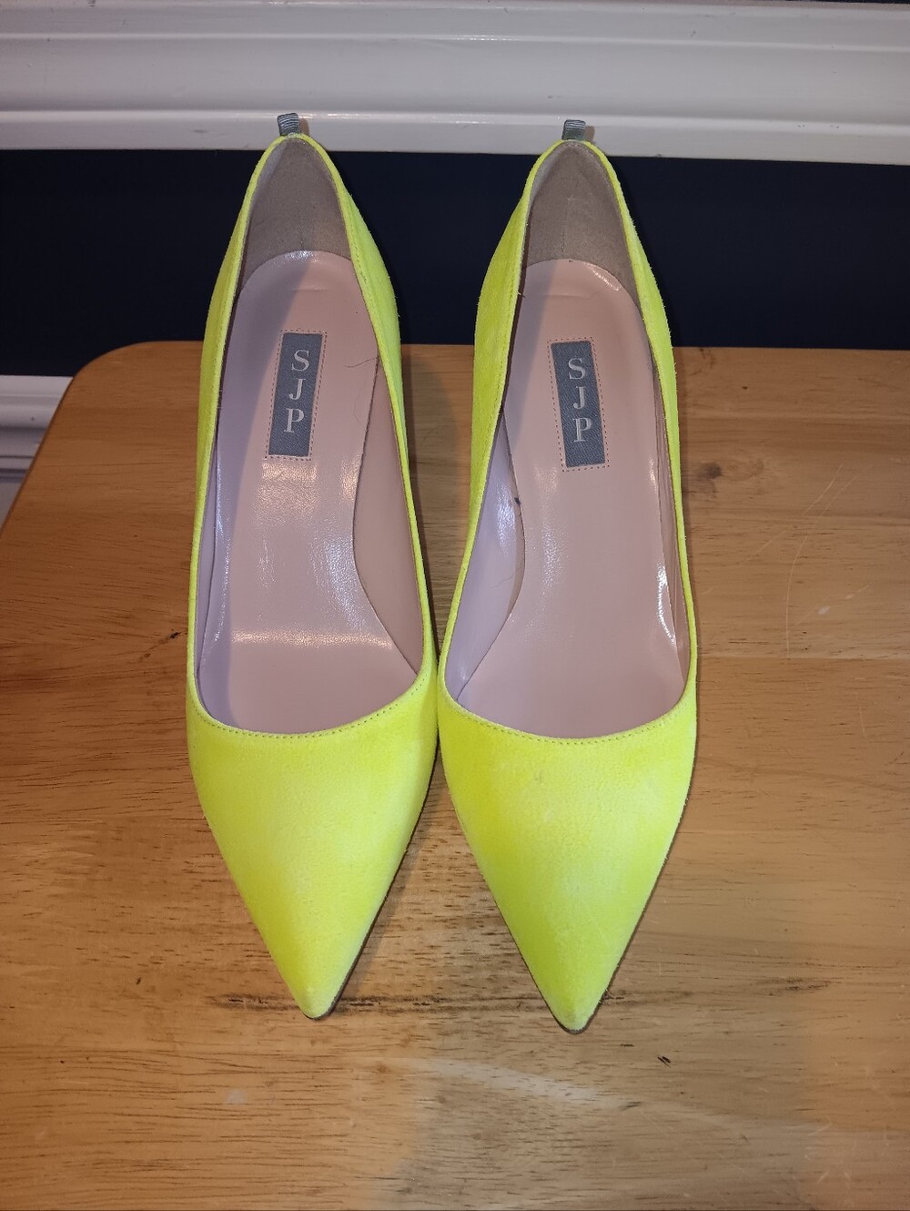 SJP Sarah Jessica Parker Rare Color Suede Heels Size 38